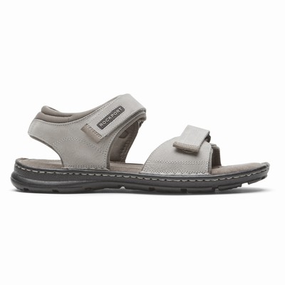 Rockport Darwyn Quarter-Strap Sandalen Herren Grau OLM-140826